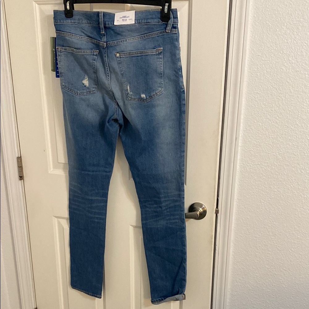 Men's Distressed Blue Jeans H&M size 33x32 - Picture 4 of 4